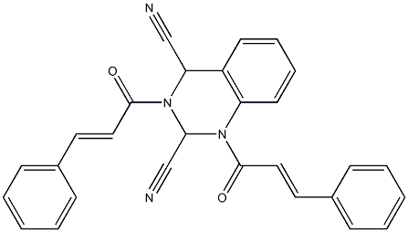 1,3-Di(3-phenylpropenoyl)-1,2,3,4-tetrahydroquinazoline-2,4-dicarbonitrile