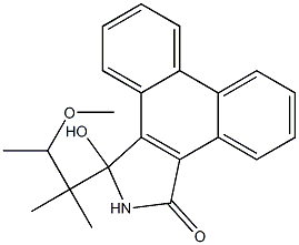 2,3-Dihydro-3-(2-methyl-3-methoxybutan-2-yl)-3-hydroxy-1H-dibenz[e,g]isoindol-1-one,,结构式