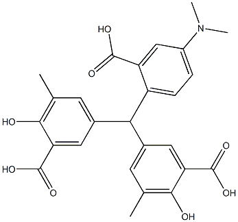  5,5'-(2-Carboxy-4-dimethylaminobenzylidene)bis(3-methylsalicylic acid)