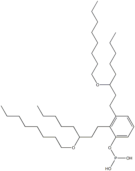 Phosphorous acid bis[3-(octyloxy)octyl]phenyl ester