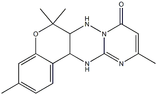 6a,7,12,12a-Tetrahydro-3,6,6,10-tetramethyl-6H,8H-7,7a,11,12-tetraaza-5-oxabenzo[a]anthracen-8-one