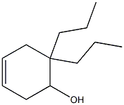 6,6-Dipropyl-3-cyclohexen-1-ol 结构式