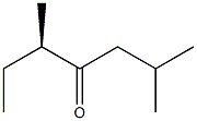 [R,(-)]-2,5-Dimethylheptane-4-one Structure