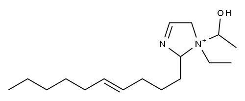 2-(4-Decenyl)-1-ethyl-1-(1-hydroxyethyl)-3-imidazoline-1-ium