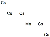 Manganese pentacesium Structure