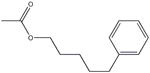 Acetic acid 5-phenylpentyl ester 结构式