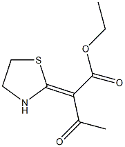 2-[(Z)-2-Oxo-1-ethoxycarbonylpropylidene]thiazolidine