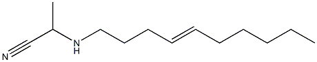 2-(4-Decenylamino)propiononitrile Structure