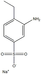 3-アミノ-4-エチルベンゼンスルホン酸ナトリウム 化学構造式
