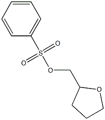 Benzenesulfonic acid tetrahydrofuran-2-ylmethyl ester Struktur