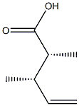 (2R,3S)-2,3-Dimethyl-4-pentenoic acid Structure