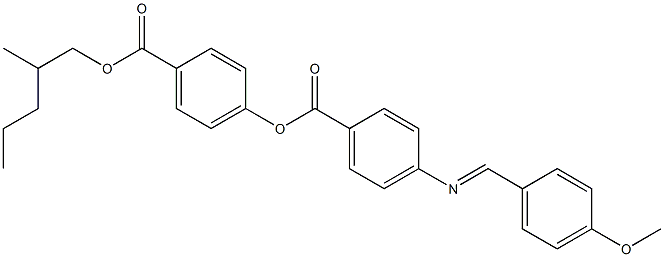 4-[4-(4-Methoxybenzylideneamino)benzoyloxy]benzoic acid (2-methylpentyl) ester