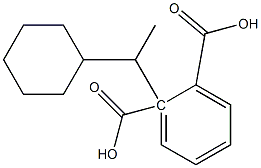 (+)-Phthalic acid hydrogen 1-[(S)-1-cyclohexylethyl] ester Structure