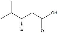 [S,(-)]-3,4-Dimethylvaleric acid Structure