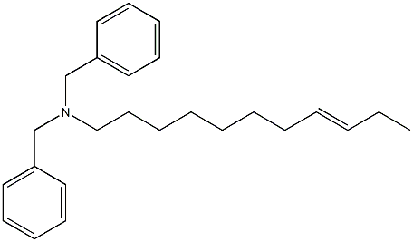 (8-Undecenyl)dibenzylamine Structure