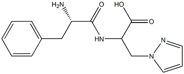 3-(1H-Pyrazol-1-yl)-2-[[(2S)-2-amino-3-phenylpropanoyl]amino]propionic acid