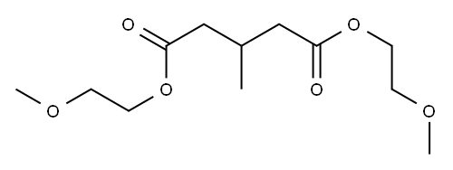 3-Methylglutaric acid bis(2-methoxyethyl) ester Structure