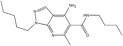 1-Pentyl-4-amino-6-methyl-N-butyl-1H-pyrazolo[3,4-b]pyridine-5-carboxamide