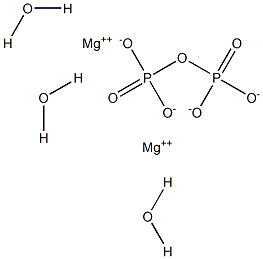 二りん酸マグネシウム三水和物 化学構造式