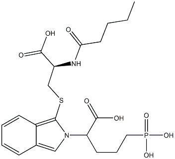 S-[2-(4-Phosphono-1-carboxybutyl)-2H-isoindol-1-yl]-N-valeryl-L-cysteine