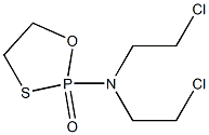 2-[Bis(2-chloroethyl)amino]-1,3,2-oxathiaphospholane-2-oxide Structure