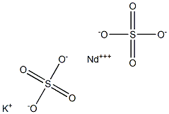 Potassium neodymium sulfate Structure
