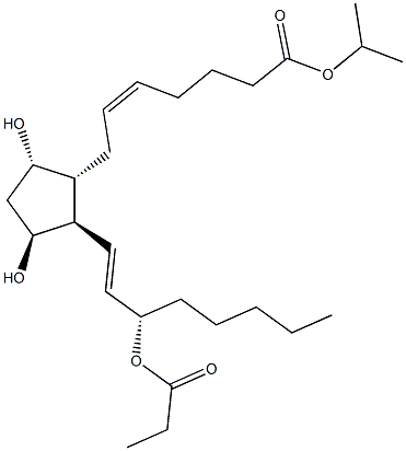 (5Z,9S,11S,13E,15S)-9,11-Dihydroxy-15-(propionyloxy)prosta-5,13-dien-1-oic acid isopropyl ester