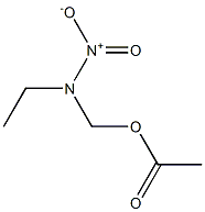 Acetic acid (ethylnitroamino)methyl ester 结构式