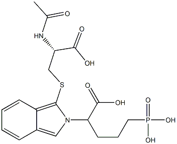 S-[2-(4-Phosphono-1-carboxybutyl)-2H-isoindol-1-yl]-N-acetyl-L-cysteine