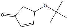 3-(tert-ブトキシ)シクロペンタ-4-エン-1-オン 化学構造式