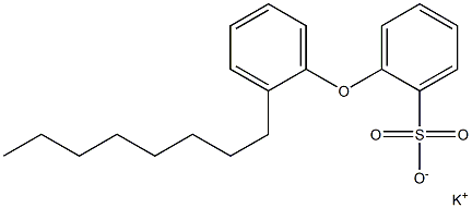 2-(2-Octylphenoxy)benzenesulfonic acid potassium salt Structure