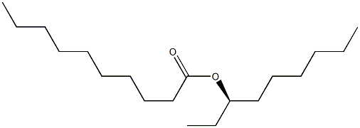 (+)-Decanoic acid [(R)-nonane-3-yl] ester Structure