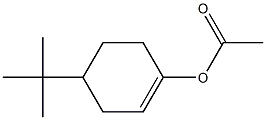 Acetic acid 4-tert-butyl-1-cyclohexenyl ester Structure
