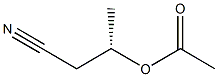 Acetic acid (S)-1-(cyanomethyl)ethyl ester 结构式