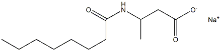 3-Capryloylaminobutyric acid sodium salt Struktur