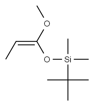 (Z)-1-Methoxy-1-(tert-butyldimethylsiloxy)-1-propene 结构式