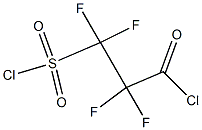 3-クロロスルホニル-2,2,3,3-テトラフルオロプロピオニルクロリド 化学構造式