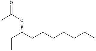 (-)-Acetic acid (S)-1-ethyloctyl ester Struktur