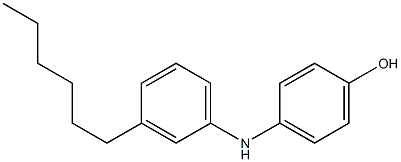 3'-Hexyl[iminobisbenzen]-4-ol Structure