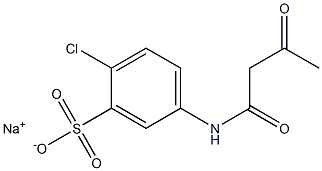 5-(Acetoacetylamino)-2-chlorobenzenesulfonic acid sodium salt