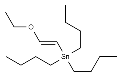 [(E)-2-エトキシエテニル]トリブチルスタンナン 化学構造式