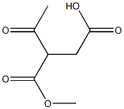 2-アセチルこはく酸1-メチル 化学構造式