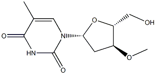 3'-O-Methylthymidine Structure