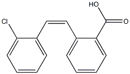 (Z)-2'-Chlorostilbene-2-carboxylic acid Structure