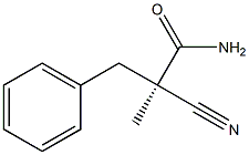 [R,(-)]-2-Cyano-2-methyl-3-phenylpropionamide