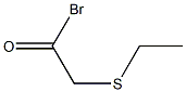 (Ethylthio)acetic acid bromide Struktur