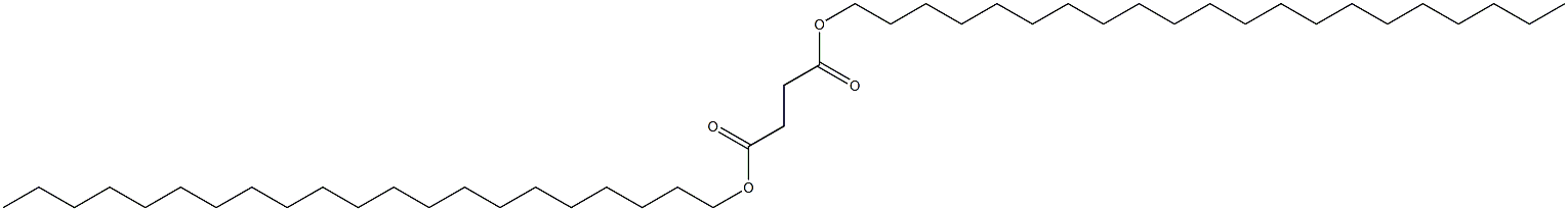 Succinic acid dihenicosyl ester Struktur