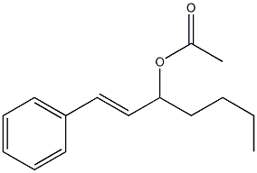 3-Acetoxy-1-phenyl-1-heptene 结构式