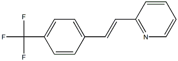 2-(4-(Trifluoromethyl)styryl)pyridine Structure