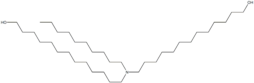 13,13'-(Decylimino)bis(1-tridecanol) Structure